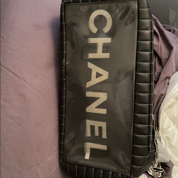 Chanel Mademoiselle Tote Vertical Quilt Bag - Picture 5 of 8